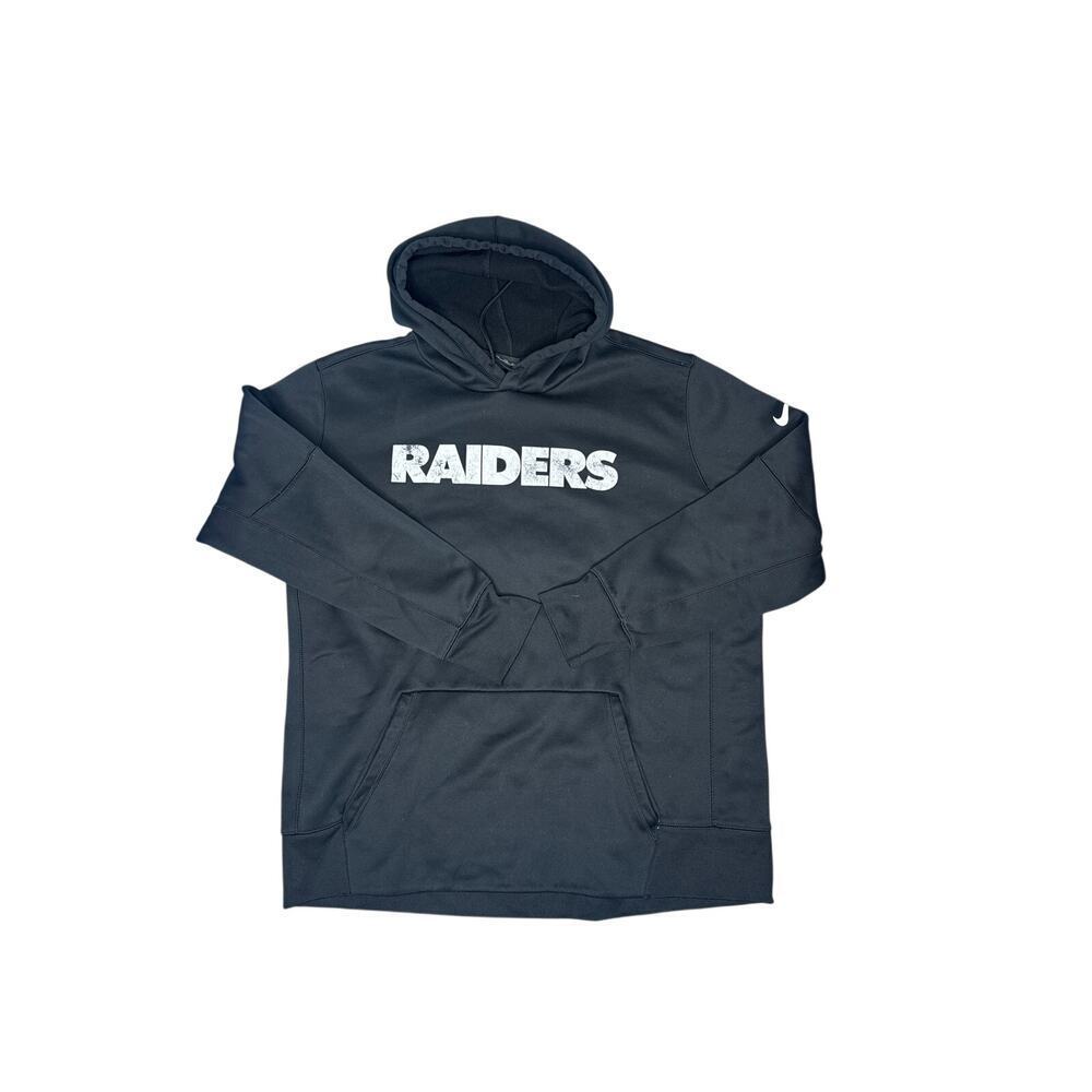 Nike Dri-Fit Raiders Pullover Hoodie – Men’s 2XL Black